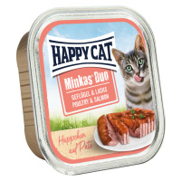 Happy Cat Minkas Duo kousky na paštice mističky 12 x 100 g - míchané balení (5 druhů)
