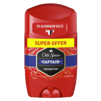 OLD SPICE Tuhý deodorant Captain 2 x 50 ml