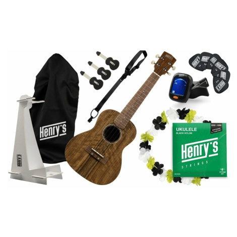 Henry's HEU10MCFP Natural Koncertní ukulele