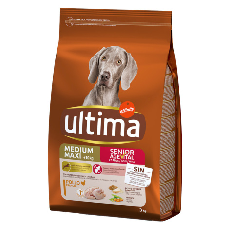 Ultima Medium / Maxi Senior s kuřecím - 3 kg Affinity Ultima