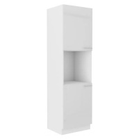 Kuchyňská Skříňka Lara 60dp-210 2f Bb Mdf  Bílá Lesk