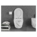 MEXEN Lena Závěsná WC mísa včetně sedátka s slow-slim, Duroplastu, bílý kámen 30224094