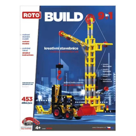 ROTO Build Stavební stroje 453 dílků 9v1 konstrukční STAVEBNICE EFKO