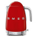 SMEG 50's Retro Style 1,7l LED indikátor červená