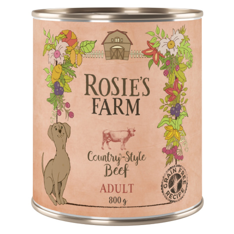 Rosie's Farm Adult 6 x 800 g - hovězí