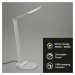 BRILONER CCT-LED stolní lampa na psací stůl, 83 cm, 12 W, 680 lm, stříbrná BRILO 7414-014