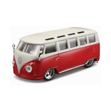 Bburago 1:32 Plus Volkswagen Van Samba Red