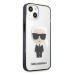 Karl Lagerfeld KLHCP13SHIKCK hard silikonové pouzdro iPhone 13 Mini 5.4" transparent Ikonik Karl