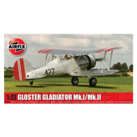 Klasický model letadla A02052B - Gloster Gladiator Mk.I/Mk.II (1:72)