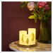 Pauleen Pauleen Golden Feather Candle LED svíčka sada 3 ks
