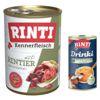 RINTI Kennerfleisch 6 x 400 g + Rinti Drinki 185 ml zdarma - sobí