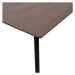 Jídelní stůl Sharam rozkládací 120-160x76x80 cm (ořech, černá)