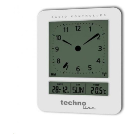 TechnoLine WT 745W - Budík s analogovým LCD displejem a teploměrem Techno Line