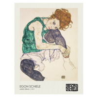 Obrazová reprodukce Seated Woman - Adele Herms (1917), Egon Schiele, 30 × 40 cm