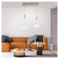 Q-Smart-Home Paul Neuhaus Q-ETIENNE LED závěsné světlo 2x mosaz