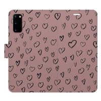 iSaprio Flip pouzdro Heart Dark 02 pro Samsung Galaxy S20