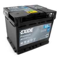 Autobaterie EXIDE Premium EA530 53Ah 12V 540A