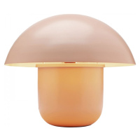 KARE Design Stolní lampa Mushroom - broskvová, 27cm