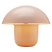 KARE Design Stolní lampa Mushroom - broskvová, 27cm