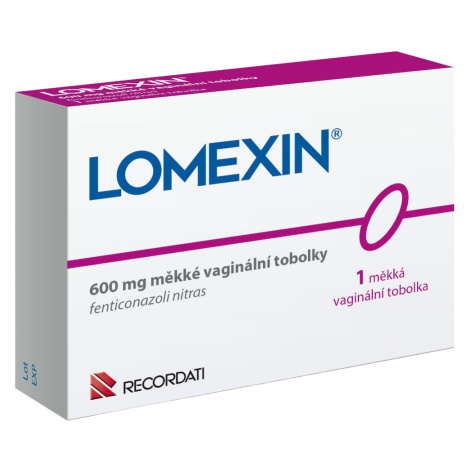 Lomexin 600 mg vaginální tobolka 1 ks