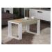 Kalune Design Konferenční stolek ARDA hnědo-bílý