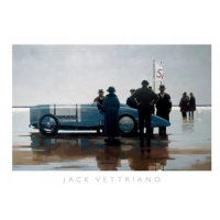 Umělecký tisk Jack Vettriano - Pendine Beach, 70x50 cm
