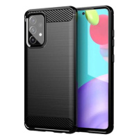 Carbon Case Flexible silikonový kryt na Samsung Galaxy A72 4G, černý