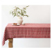 Lněný ubrus 140x350 cm Red Gingham – Linen Tales