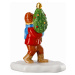 Rosenthal vánoční dekorace Chlapec se stromkem/Boy with tree, Vánoční trh, 81 mm