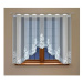 MyBestHome Dekorační žakárová záclona s řasící páskou STEPHA 160 bílá 300x160 cm