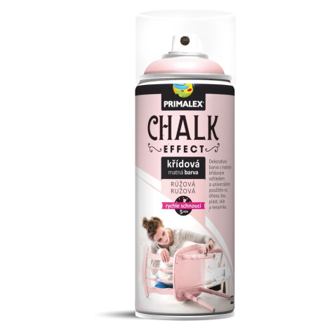 Primalex Křídová matná barva ve spreji Chalk Effect růžová 400 ml