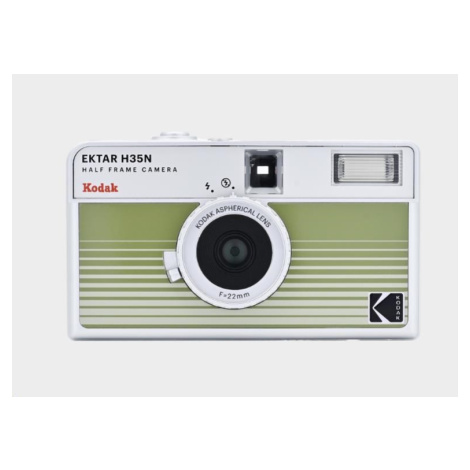 Kodak EKTAR H35N Camera Striped Green