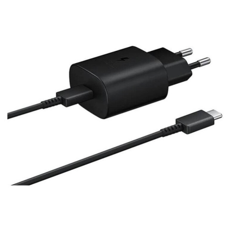 Samsung síťová nabíječka (25W) + USB-C kabel černá (eko-balení)