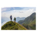 Fotografie Hiking in Swiss Alps, Henrik Trygg, 40x26.7 cm