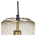 Moderní závěsná lampa mosazná 3-světlo - Waya Mesh