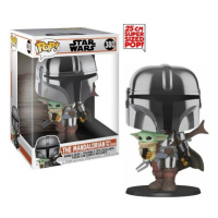 Funko POP! #380 TV: SW The Mandalorian - The Mandalorian Holding the Child 25 cm