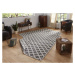 NORTHRUGS - Hanse Home koberce Kusový koberec Twin-Wendeteppiche 103126 grau creme – na ven i na