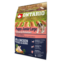 Ontario Puppy&Junior Large Chicken&Potatoes granule 2,25 kg