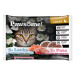 Pawsome! Adult Light s krůtím/ s lososem Multipack 4x85g