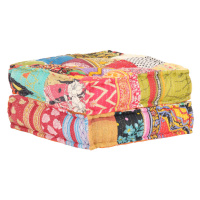 vidaXL Pouf 60 x 70 x 36 cm patchwork textil