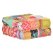 vidaXL Pouf 60 x 70 x 36 cm patchwork textil