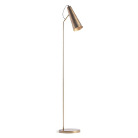 Estila Designová stojací lampa Amira II v art deco stylu zlaté barvy s konstrukcí z kovu 164cm