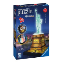 Ravensburger 12596 puzzle 3d socha svobody, noční edice, 108 dílků