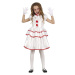 Guirca Dívčí kostým - Klaun bílý Velikost - děti: XL