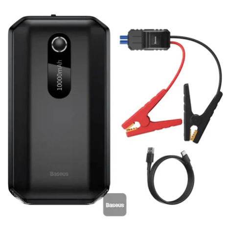 Baseus power banka Super Energy Air 10000 mAh se startovacími kabely černá