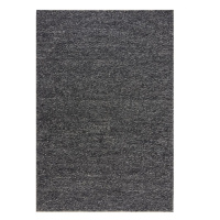 Flair Rugs koberce Ručně tkaný kusový koberec Minerals Dark Grey - 160x230 cm