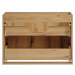 Comad Závěsná skříňka pod umyvadlo Nova Oak I s deskou 80 cm dub coast evoke