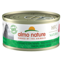 Almo Nature HFC Natural tuňák s kukuřicí, 6 × 70 g