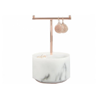 Stojan na šperky Small Marble T Bar | mramor