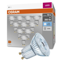 10PAK LED žárovka LED GU10  4.3W = 50W 350lm 4000K Neutrální 36° OSRAM